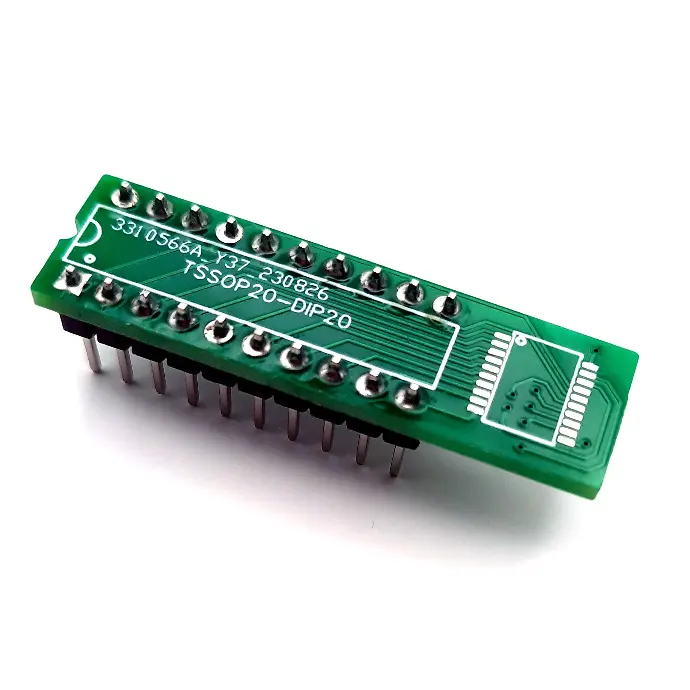 PCB Adapter TSSOP 20 ->DIP 20