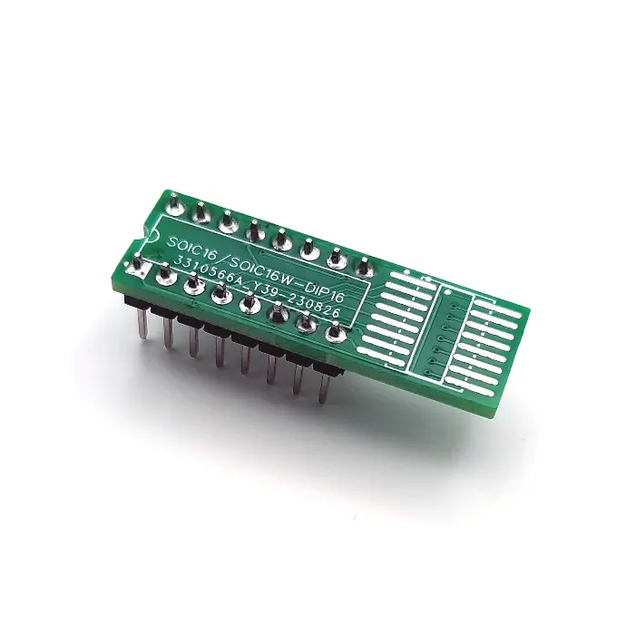 PCB Adapter SOIC 16 / SOIC 16W -> DIP 16