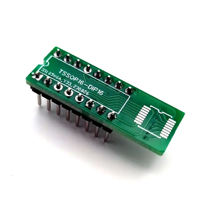 PCB Adapter TSSOP 16 -> DIP 16