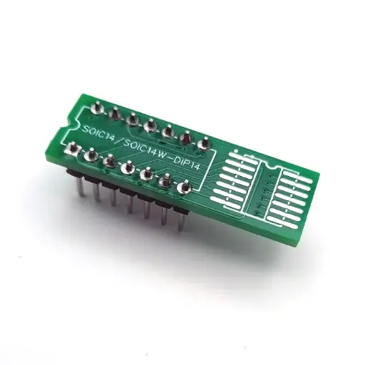 PCB Adapter SOIC 14 / SOIC 14W-> DIP 14