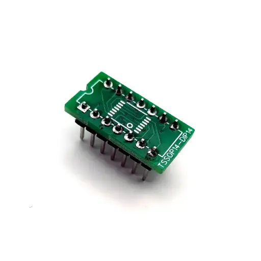 PCB Adapter TSSOP 14 -> DIP 14